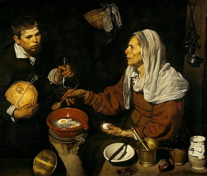 An Old Woman Cooking Eggs.jpg